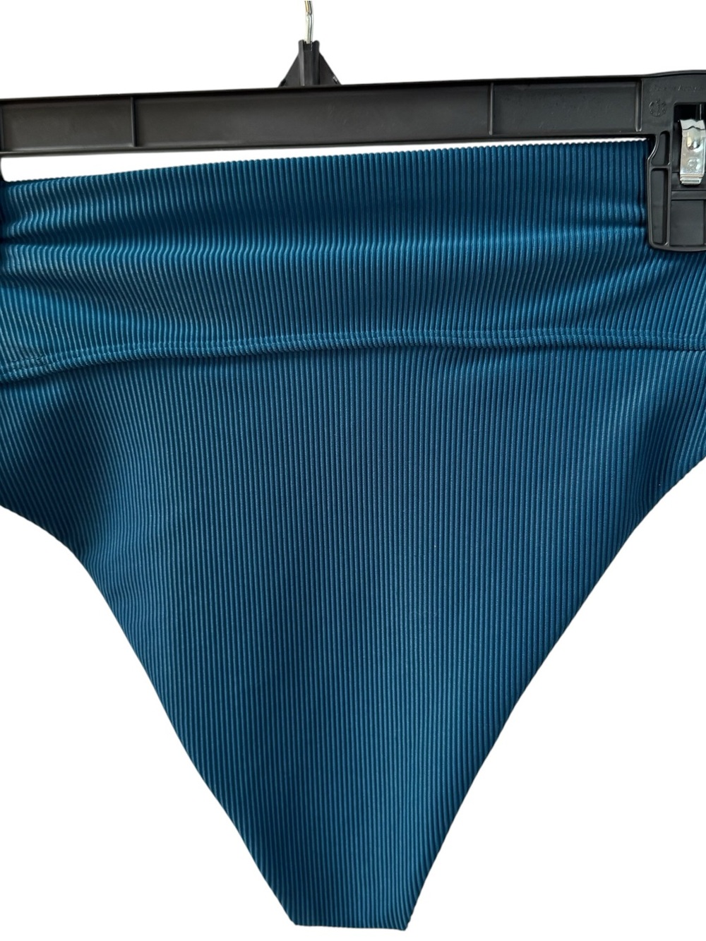 Beach Riot Dallas Tie Front Bikini Set Hague Blue Ribbed - Picture 5 of 11